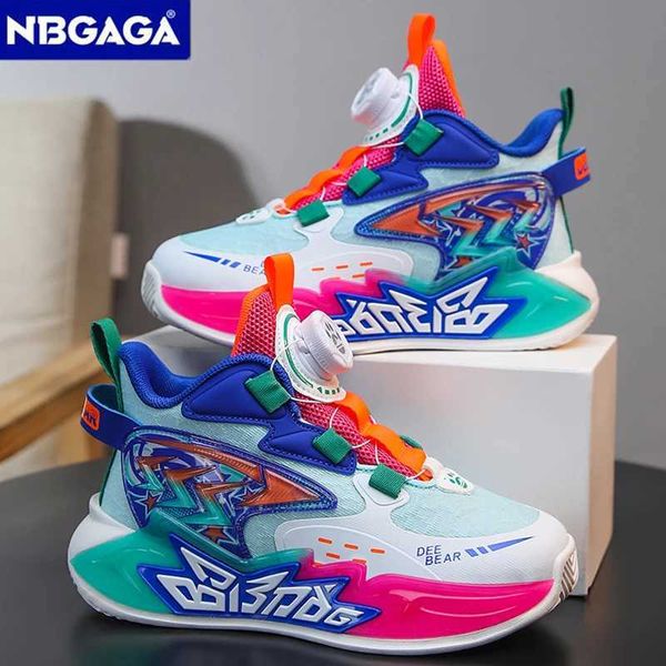 

Athletic Outdoor Four Seasons Kids Basketball Shoes Boys Sneakers Non Slip Childrens Training Athletic Shoes Outdoor Sport Size 30-40 Y240518, Purple