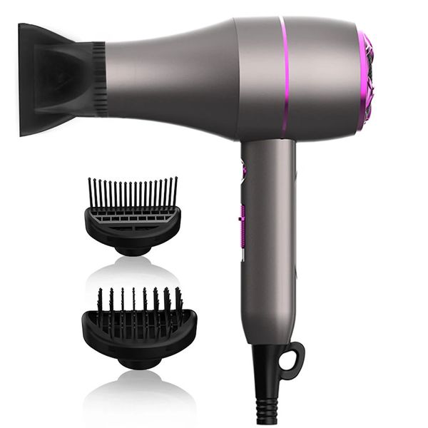 

Strong Power Electric Hair 1800W Negative Ionic Blow Dryer And Cold Wind Air Brush Hairdryer AC Motor Salon Tools 240425, Red