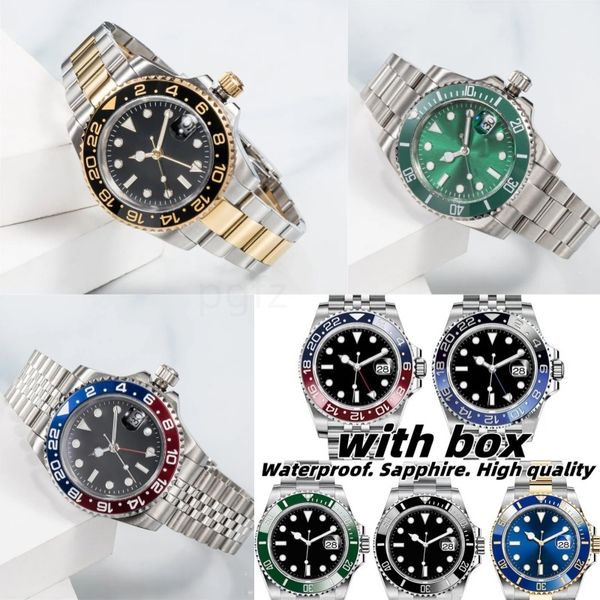 

men watch designer Automatic Mechanical Ceramics Watches 41mm sapphire Folding buckle Wristwatches 904L Stainless Steel Strap montre de fashion trend, Bronze