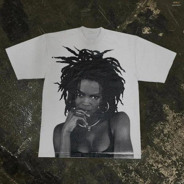 

Men' T Shirts High Street Men And Women Retro Haruku Y2k Top 2024 Oversized Printed Graphic Goth Shirt Casual Tops Streetwear, Blue