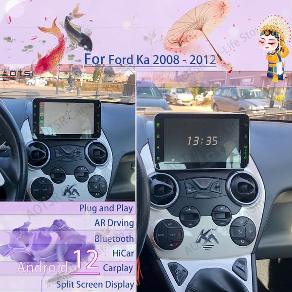 

12 Android Carplay Automotive Multimedia For Ford Ka 2008 2009 2010 2011 2012 GPS Radio Coche With Bluetooth Autoradio Head Unit d 20