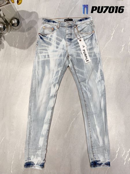 

Men's Designer Ripped Biker Slim Straight Skinny Pants - Trendsetting True Stack Fashion Jeans, Vintage-Inspired Purple Brand Denim for a Bold, Stylish Look, Black