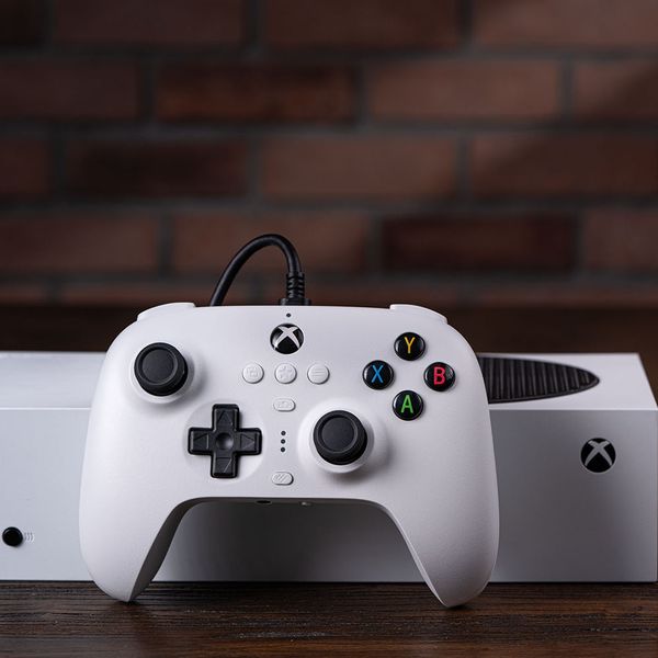 AKNES 8BitDo Ultimate Wired Controller Gamepad Hall Effect Joystick with Game Pass for Xbox Series S/X, Xbox One, for Windows 10