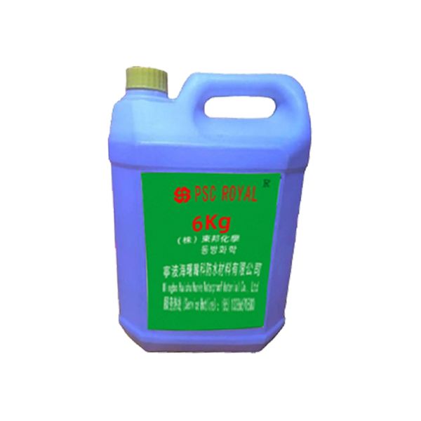 

High concentration of waterproof material