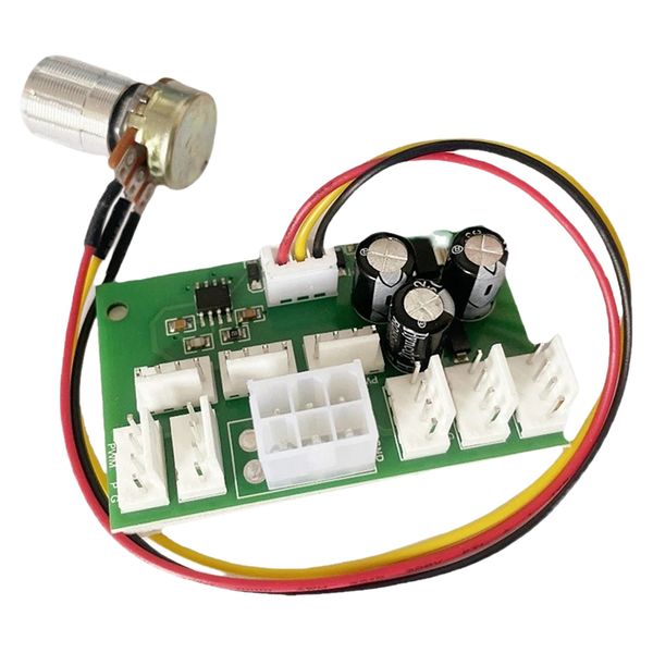 Dc12v cooler fan hub splitter 3 4wire pwm fan controller board 8way high power standby 0 015a 25khz for pc cpu fan