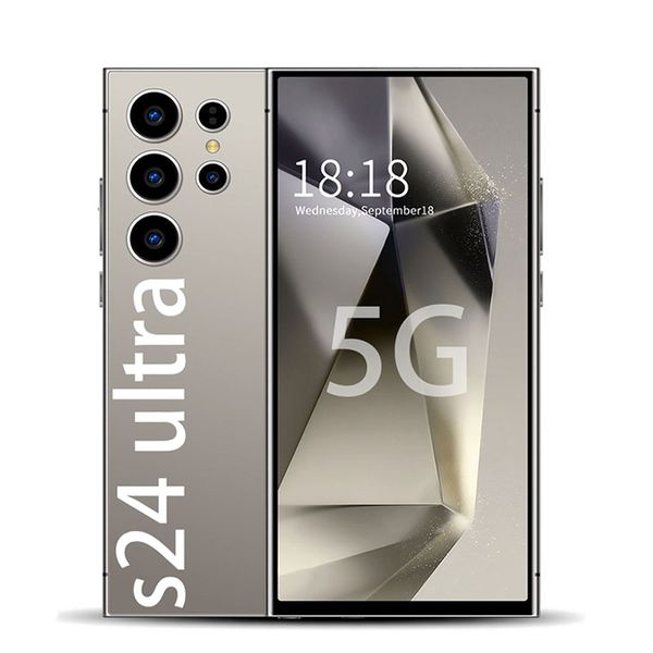 

S24 Ultra SIM Dual standby Android 5G cell 12GB+1TB 6.8HD+ display 13MP+50MP Smartphone mobile phone Camera GPS English Play video, Grey