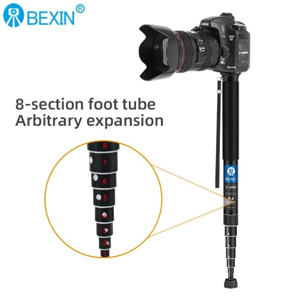 Lightweight Monopod Adapter Camera Aluminum Alloy Expandable Portable Support For Digital Sony Nikon