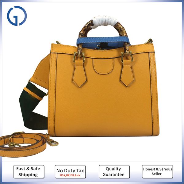 

7A quality Designer Bamboo Handbags Bag Crossbody Shoulder Women Luxurys Designers Bags Leather purses Vintage Retro Business envelope mini 20cm 27cm, Brown