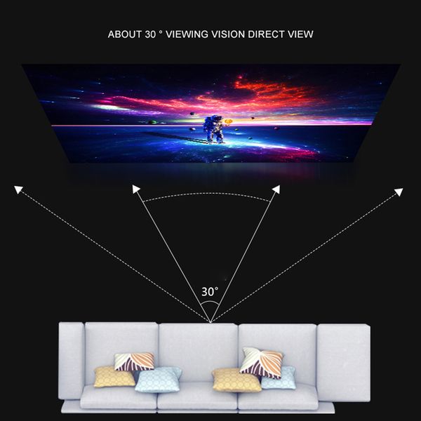 Portable 16:9 Metal Projector Screen 4K HD Anti Light Curtain for KTV Office
