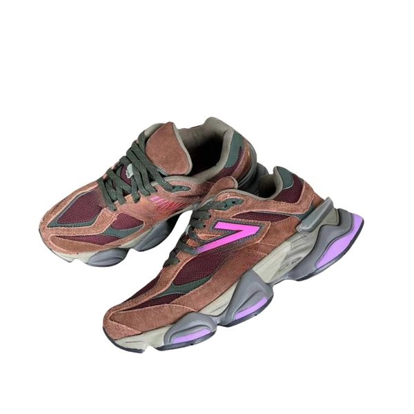 

Designer 9060 small elephant hoof leather casual vintage Daddy sports shoes low top wear-resistant running shoes for men and women, B12