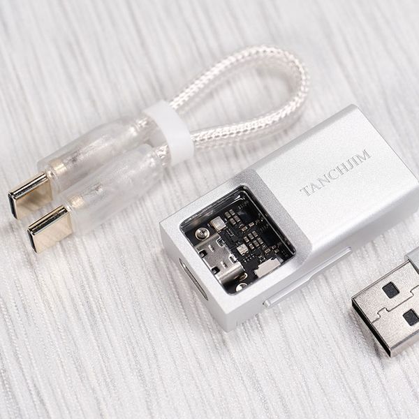 Tanchjim Space Mini Portable Headphone USB C DAC AMP Amplifier Dual CS43131 Decoder Mobile Phone with 3.5mm and 4.4mm Outputs