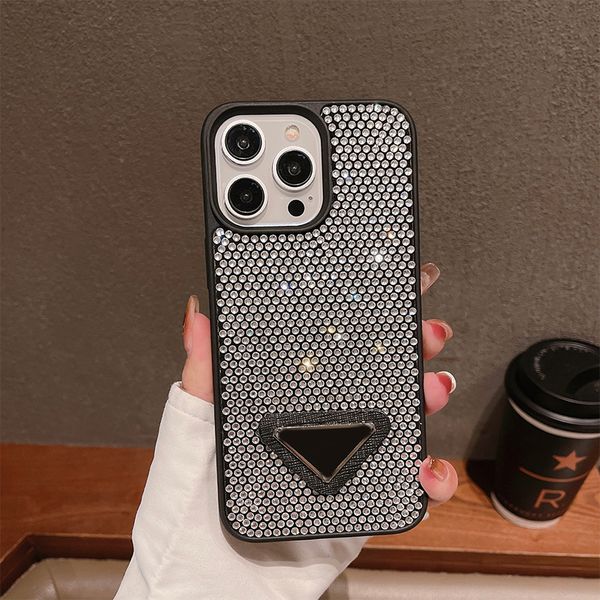 

Designer with Diamonds Phone Case for IPhone 15 14 13 12 11 Pro Max Plus for Cases Cover, Blue