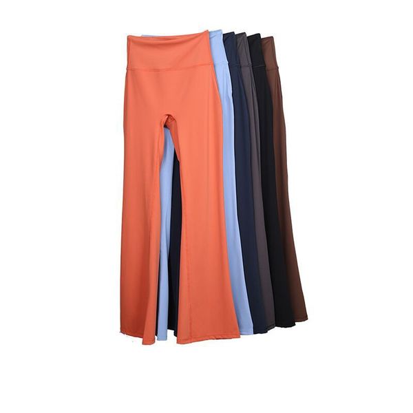 

Yoga Flared Pants Groove Summer Ladies High Waist Slim Fit Belly Bell-bottom Trousers Shows Legs Long Yoga Fitness Fashion Long pants Elasticity Slacks Yoga pants, Black