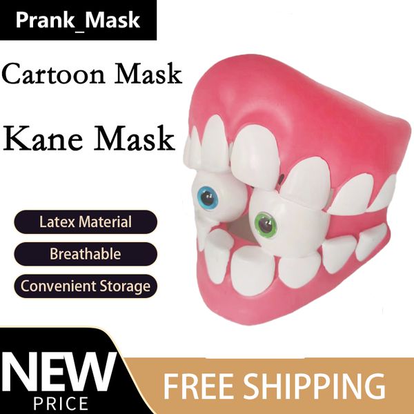 

Kane Mask Christmas Funny Mask Magic Digital Circus Cosplay Party Dress Up Latex Mask Xmas Stuffed Mask Adult Children Props Halloween Costume