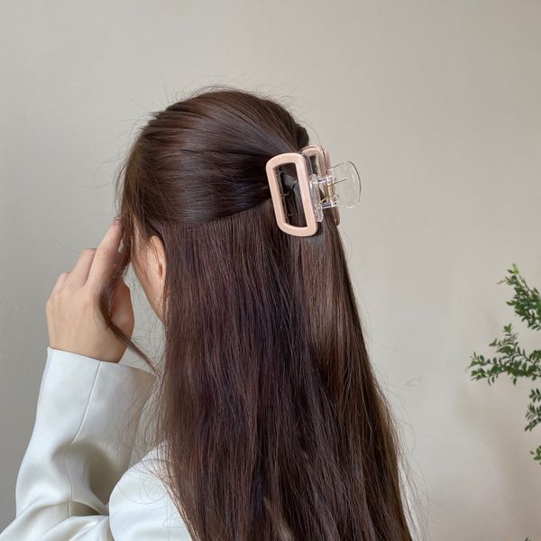 

fashionable floral women's hair clip, high ponytail clip, internet celebrity temperament headwear, hair accessory, medium plate hair clip