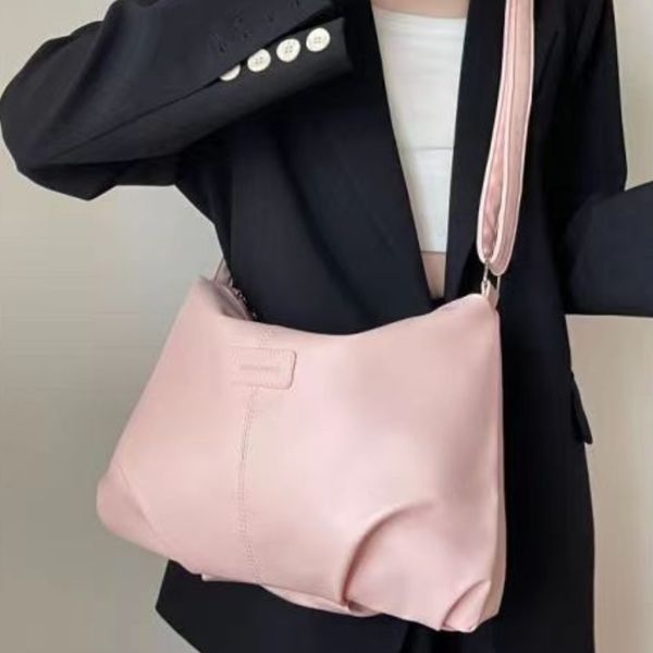 

Japanese Harajuku style cute women's designer bag, large capacity student versatile tote bag, crossbody shoulder bag, Pink