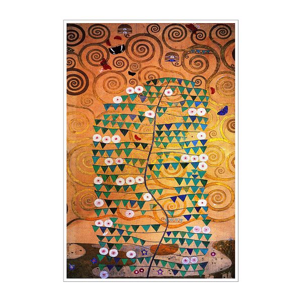 

Gustav Klimt Fine Art Poster Print Tree of Life Wall Art Decoration Poster Canvas Print