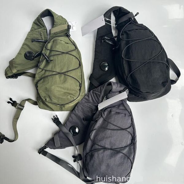 

Nylon Strap Rucksack Men Single Shoulder Cross Body Small multi-function Messenger Bag B lack High Quality, Army green