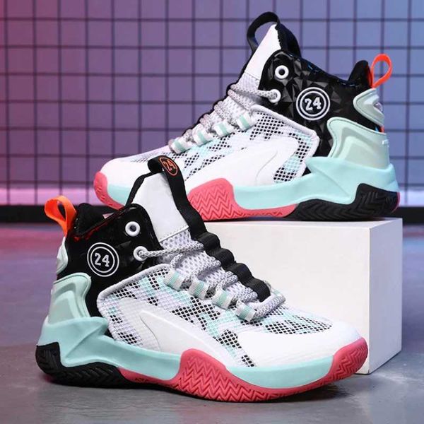 

Athletic Outdoor Athletic Outdoor Boys sports shoes fashionable basketball shoes childrens sports shoes tennis shoes student WX5.2265265, Orange