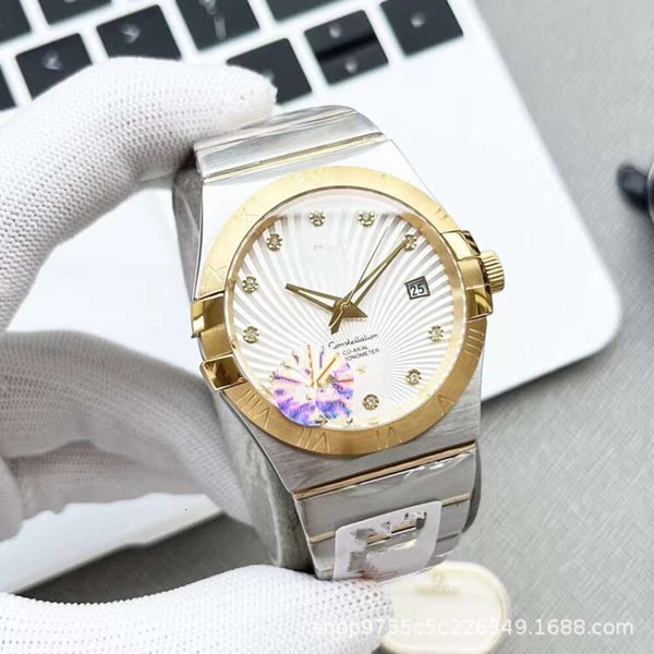 

Designer Mechanical Watches Wholesale of Automatic Mechanical Watch Oujia Haima 600 Precision Steel Fully Automatic Mechanical Watch-98, Gold black face