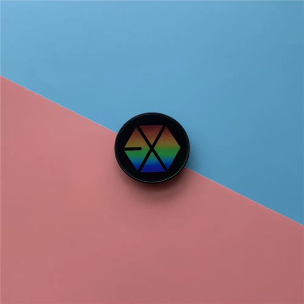 KPOP ATEEZ STARY KIDS ASTRO LOONA GIDLE GOT7 Mobile Phone Airbag Bracket Ins Telescopic Folding Paste Creative Accessories Gift