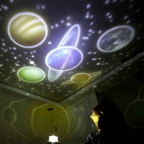 

Sky Starry Night Light Planet Magic Projector Earth Universe LED Lamp Colorful Rotate Flashing Star Kids Baby Christmas Gift