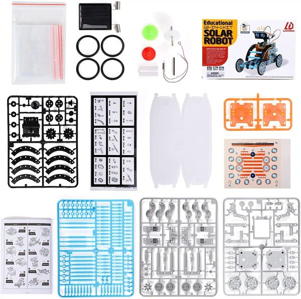 12-in-1 STEM Solar Robot Kit Toys Gifts for Kids Educational Building Science Experiment Set Birthday Gift for Kids Boys Girls