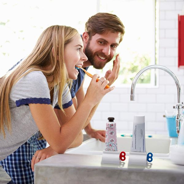 

Mini Rolg Tube Toothpaste Dispenser Seat Holder Stand Easy Cleaning Bathroom Products Household Cosmetics Squeezer