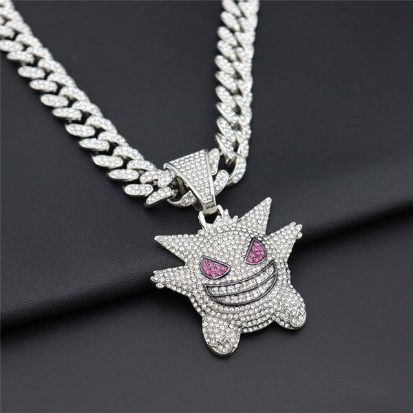 

chains necklaces designer cuban link chain necklace for men plated gold moissanite diamond hip hop mens jewelry personalize choker women gift