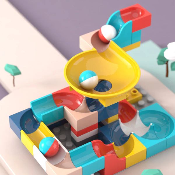 Magnetic Building Blocks Toy Track Suitable for 4-8-12 Year Old Children Large Brick Toys for Children Gifts for Boys and Girl