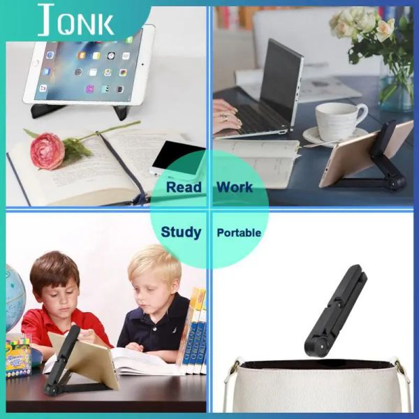 Universal Folding Tablet Mini Bracket ABS Phone Tripod Desktop Non-slip Bracket For Apple Ipad Tablets Phones Within 10 Inches