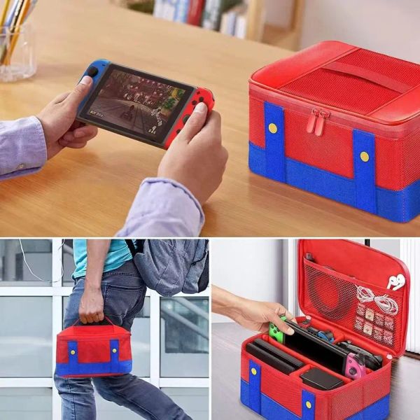 Large Carrying Protective Case for Nintendo Switch OLED Console Pro Controller Travel Storage Bag Case For Switch Accessories