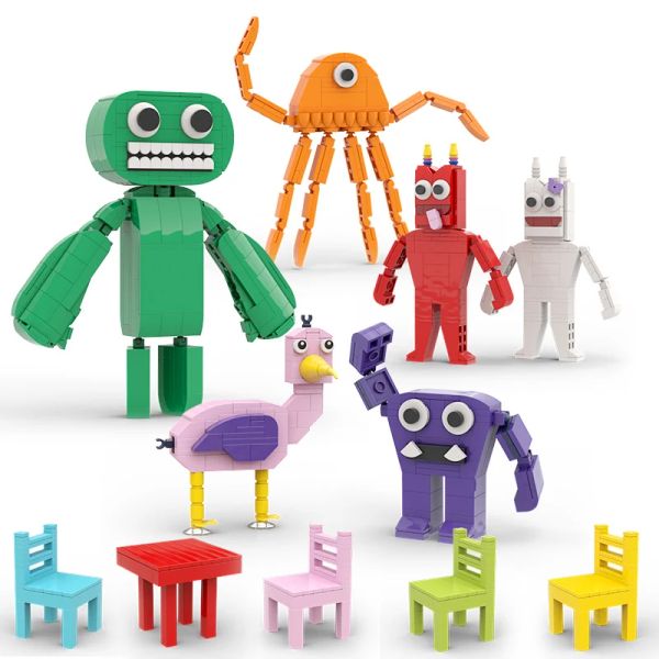 

For Garten MOC of BanBan All Members Figures Building Blocks Set Horror Game Captain Opila Bird Jumbo Josh Bricks Kids Toys Gift