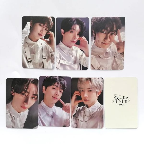 7Pcs/Set KPOP SUNOO JAY JAPAN 3rd SINGLE YOU Concept Selfie Photocards List SUNGHOON JAKE lomo Cards Fans Collectibles Gifts