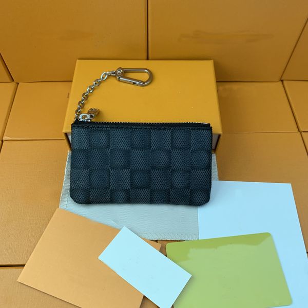 

s Men plaid designer purses short wallet Card Holder wallets classic pocket Genuine leather Man Bags, Brown