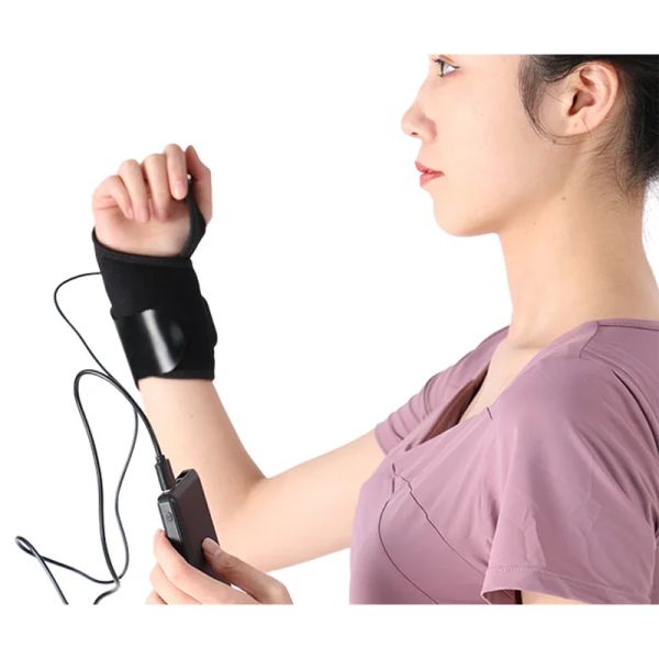Electric Heating Wrist Band Wrist Brace Unisex USB Charging Wrist Warmer Support Wristband for Injury Rheumatism Tendonitis
