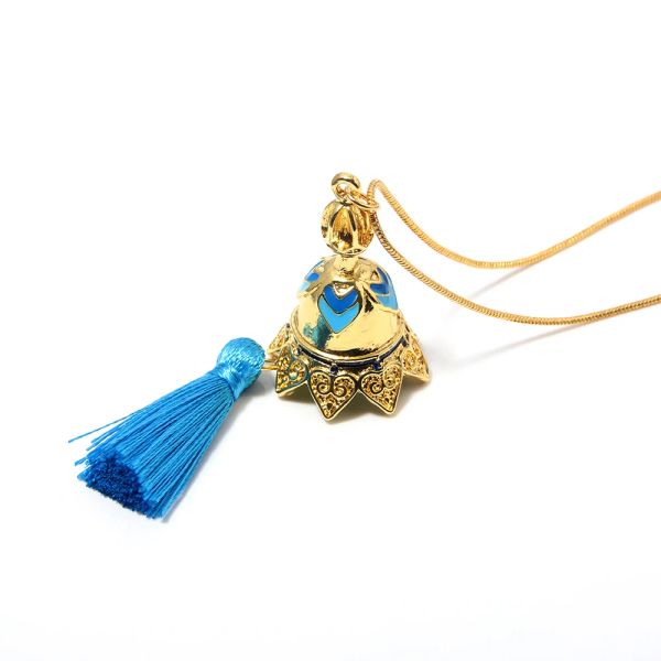 Game Genshin Impact Scaramouche Cosplay Necklace Wanderer Balladeer Unisex Kunikuzushi Small Bell 2025 new Pendant Jewelry Accessories