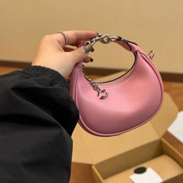 

Mini bag Designer Underarm bag Coachshoulder Bag Womens moon bag Shop The Tote Bag Luxury Handbag Canvas Shoulder Denim Stripe Leather Clutch Crossbody Bag, Grey