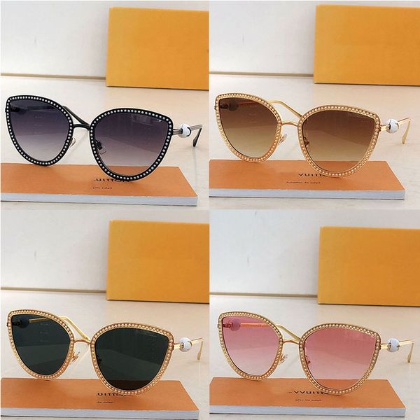 

Miss Designer Glasses Sexy Womens Sunglasses Z1995U Brick Cat Eye Sunglasses Outdoor Tourism Vacation Sunglasses Gold Metal Frame Top Quality
