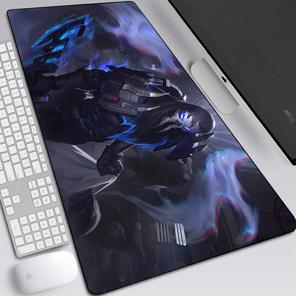 League of Legends Pyke Large Gaming Mouse Pad Computer Laptop Mousepad Keyboard Pad Desk Mat PC Gamer Mouse Mat Office Mausepad