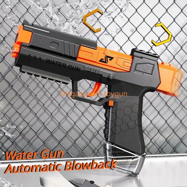 

Gun Water Summer Toys Blowback Manual Continuous Firing Watergun Beach Outdoor Poor Cs Pubg Game Prop Larger Capacity Interactive Toy Gif For Kid Birthday gun