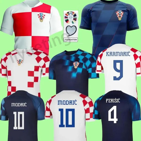 NEW 2024 Euro cup Croatia Soccer Jerseys Modric 24 25 BREKALO PERISIC football Shirt BROZOVIC REBIC Jersey Fans Player national team Home away men kids kits Uniform