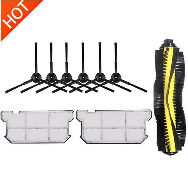 For ilife v7s 2025 v7 v7s pro robot Vacuum Cleaner Parts kit Main Brush+Side Brush+Hepa new filter Chuwi ILIFE v7s pro accessories