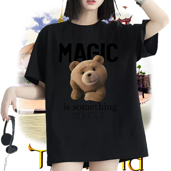 

Stylist Woman T Shirts Cotton Breathable Soft Hip Hop Street Women Tshirts DIY Logo Designer Tops Tees, Black