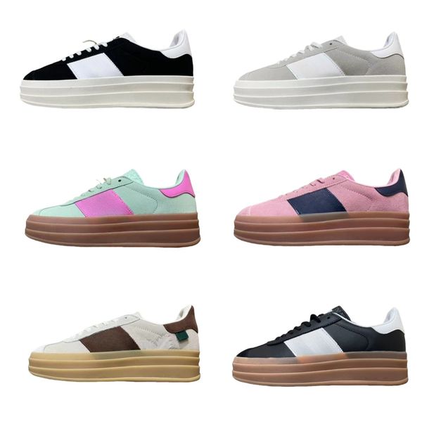 

Designer Elevating women shoes thick soles pink retro muffin bottom every casual sports board shoes, A3