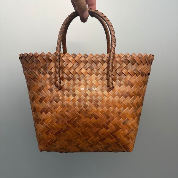 

Women's straw woven bags woven bags leisure and business high-quality hand-held cabbage baskets large capacity tote bags, Light green