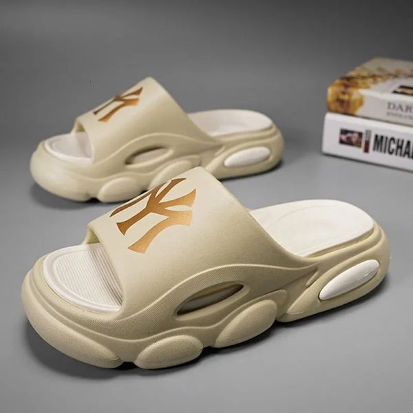 

Warrior Slippers Men Lightweight Highquality Cloud EVA Nonslip Soft Beach Sandals Sneakers Women Garden Shoes 240304, Maize