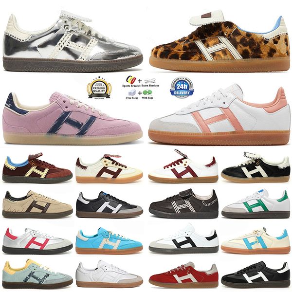 

2024 Designer Casual Running Shoes Vegan wales bonner For Men Women Trainers White Core Black Green Gum Outdoor Flat Sports Sneakers 36-45, Light grey