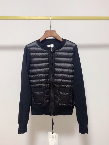 

Mens Jacket Masked CARDIGAN Autumn and Winter Thin Knitted Down Jacket Designer Mens Winter Down Jacket Parkas Salzman Luxury Man Hooded Cropped Puffer Jacket, White