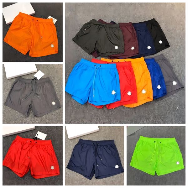 

Designers men women Summer quick-drying fashion waterproof casual five-point pants loose r Swimming beach high quality shorts L6, Tomato